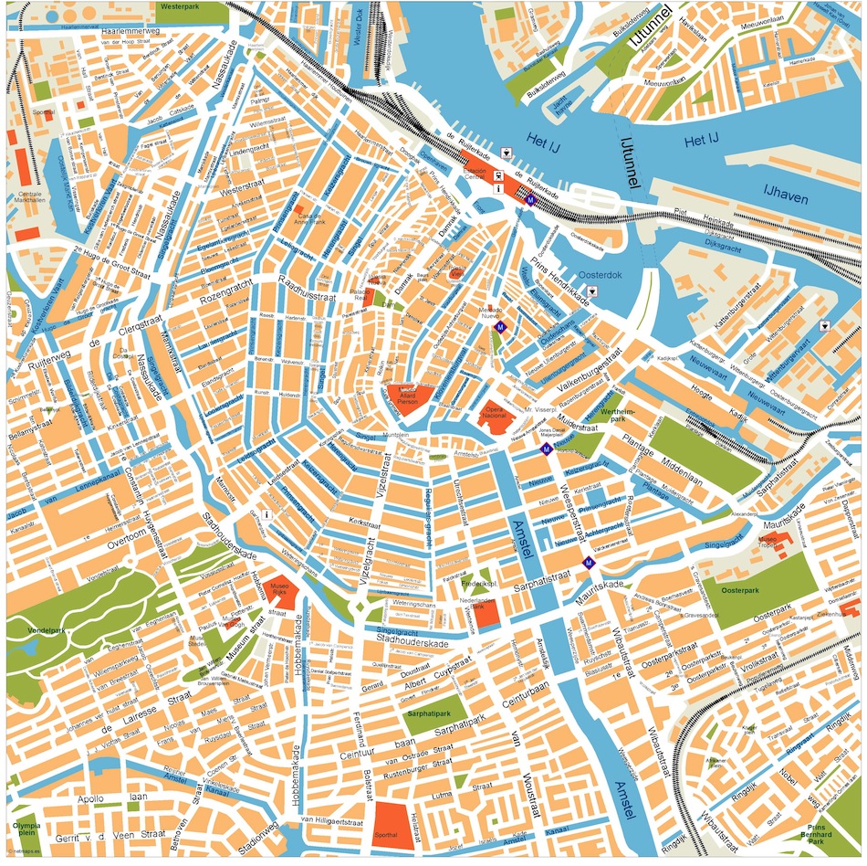 amsterdam-vector-map