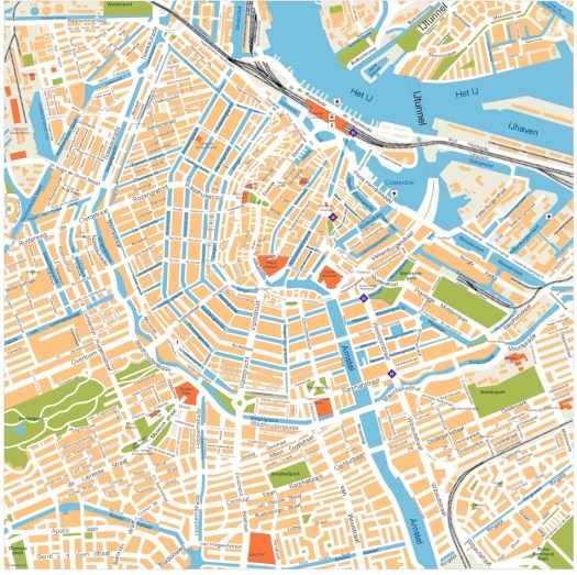 amsterdam-vector-map