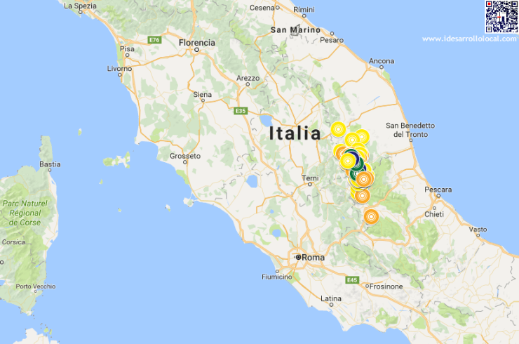 Terremotos Italia